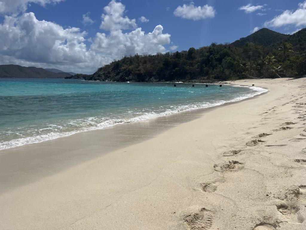 Denis Beach on the island of St. John, USVI