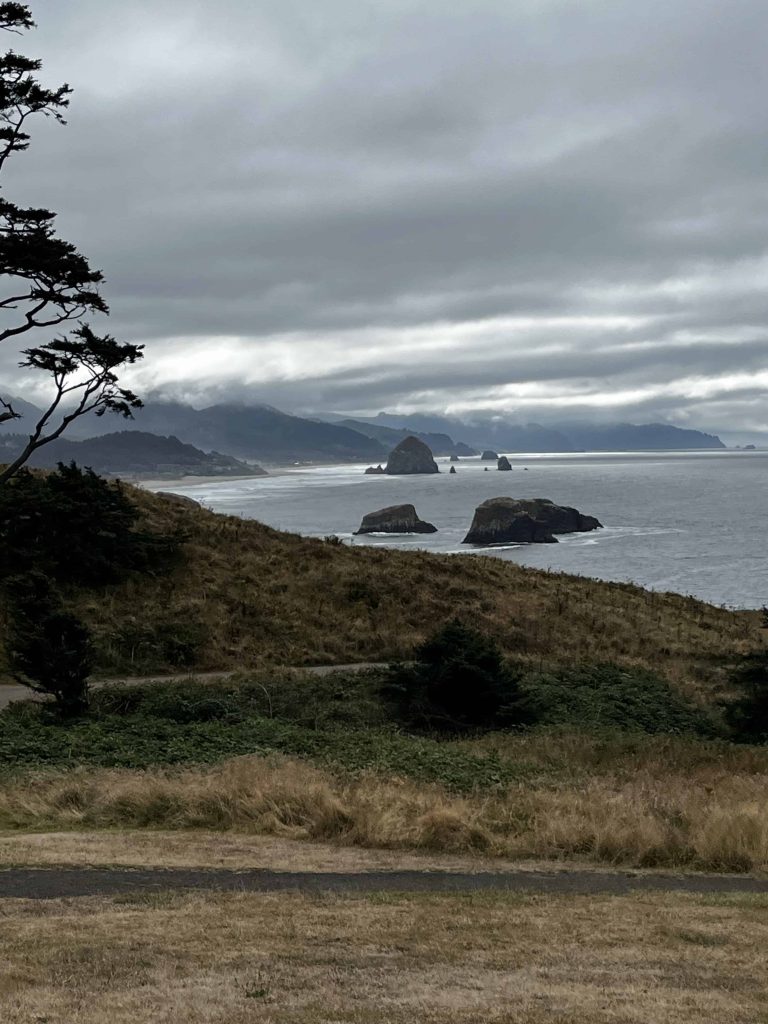 View of Haystack from Ecola State Park