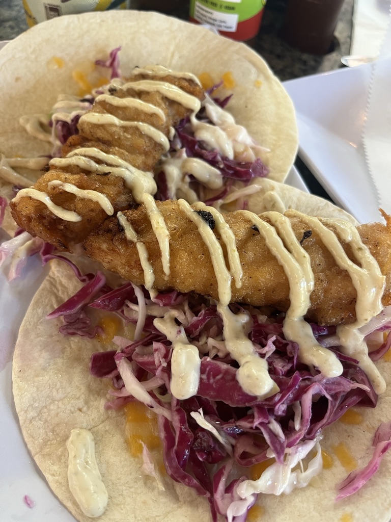 Sun Dog Cafe Fish Taco St John USVI