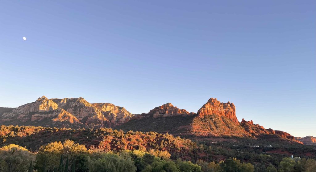 Watching sunset from one of the many great vantage points is a top thing to do in Sedona.