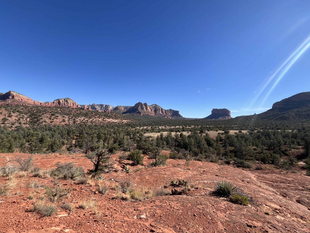 A view of the Red Rocks in Sedona, Arizona.