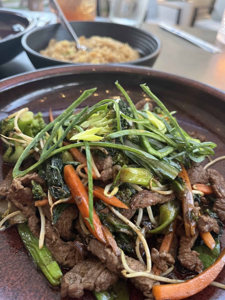 Entree at Azia in Aruba