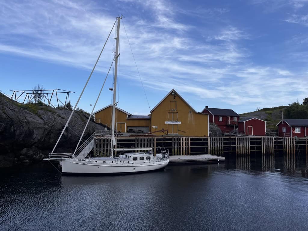 The village of Nusfjord in the Lofoten Islands.