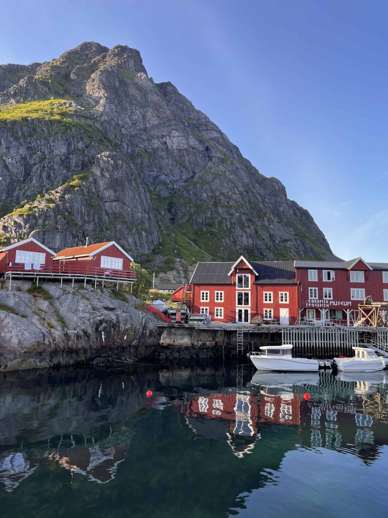 The finish village of Nusfjord in the Lofoten Islands.
